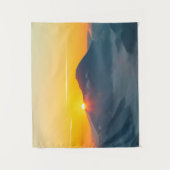 Sun-piek achter Uršlja gora, Slovenië Wandkleed (Voorkant)