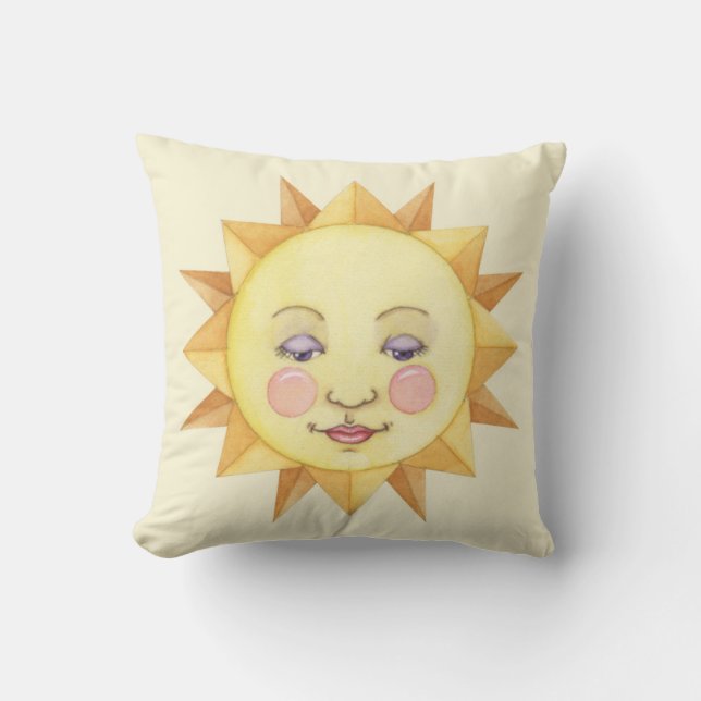 Sun - Pillow Kussen (Voorkant)