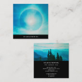 *~* Sun Pines Blue Mountains Rainbow-Visitekaartje Vierkante Visitekaartje (Voorkant / Achterkant)