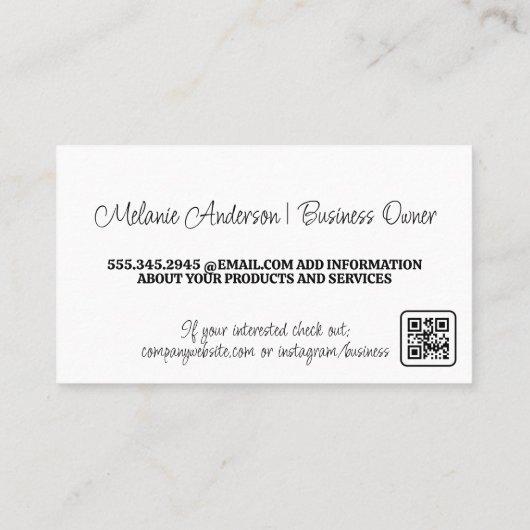 Sun Planten Logo | NATUUR | Bladeren Visitekaartje (Achterkant)