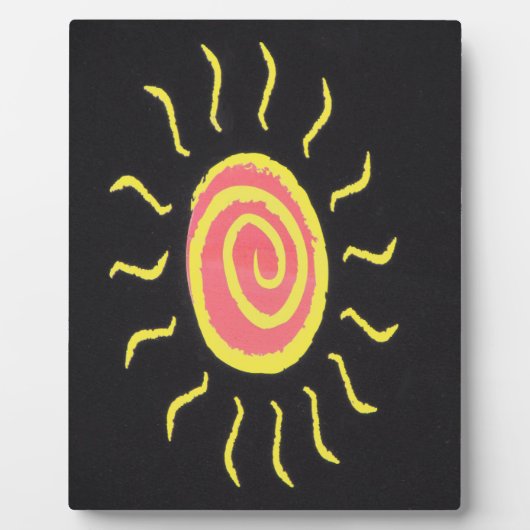 Sun Plaque Fotoplaat (Voorkant)
