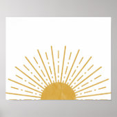 Sun Poster, Sun Art Print, Sun Wall Art, Sun Art Poster (Voorkant)