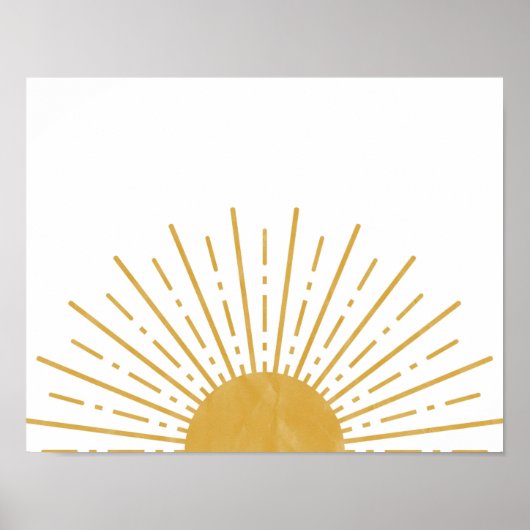 Sun Poster, Sun Art Print, Sun Wall Art, Sun Art Poster (Voorkant)