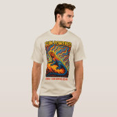 Sun-Powered Agama Lizard Art T-shirt (Voorkant volledig)