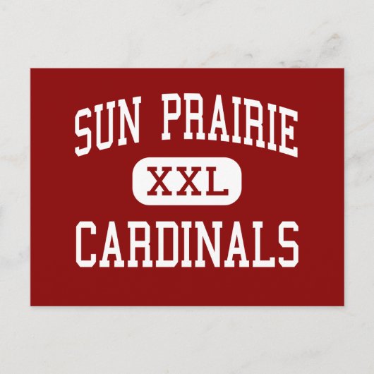 Sun Prairie - Cardinals - High - Sun Prairie Briefkaart (Voorkant)