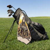 Sun Priestess Golfhanddoek (Groen)
