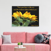 Sun Proverb op omwikkeld canvas (Insitu (Woonkamer))
