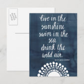 Sun Quote I Briefkaart (Voorkant / Achterkant)