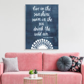 Sun Quote I Canvas Afdruk (Insitu (Woonkamer))