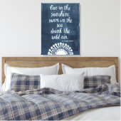 Sun Quote I Canvas Afdruk (Insitu (Slaapkamer))