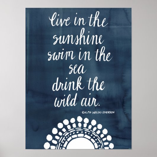Sun Quote I Poster (Voorkant)