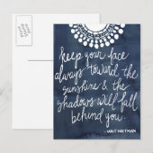 Sun Quote II Briefkaart (Voorkant / Achterkant)