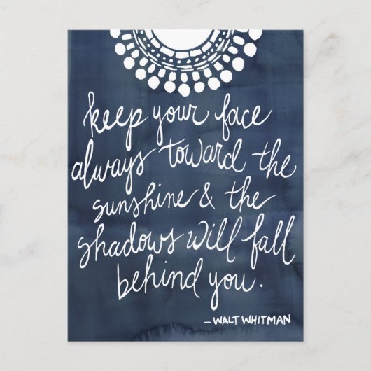 Sun Quote II Briefkaart (Voorkant)