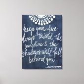 Sun Quote II Canvas Afdruk (Voorkant)