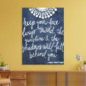 Sun Quote II Canvas Afdruk (Insitu (Woonkamer))