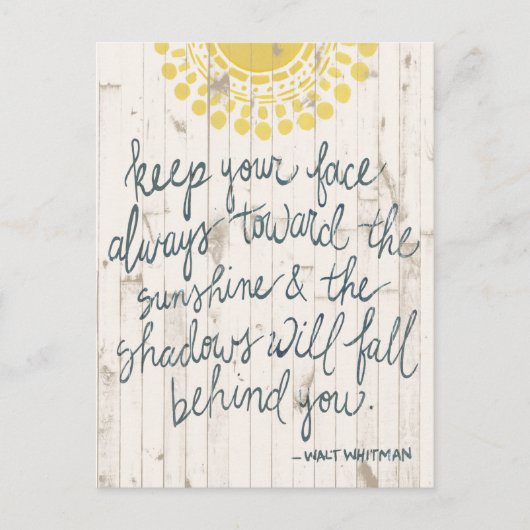 Sun Quote III Briefkaart (Voorkant)