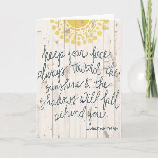 Sun Quote III Kaart (Voorkant)