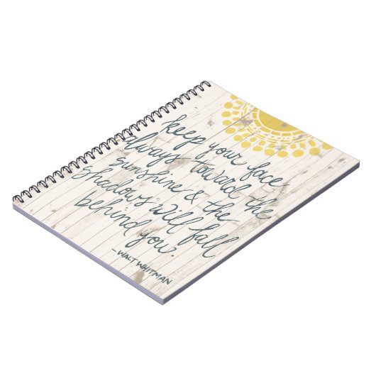 Sun Quote III Notitieboek (Linkerzijde)