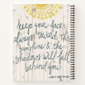 Sun Quote III Notitieboek (Achterkant)
