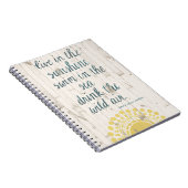 Sun Quote IV Notitieboek (Rechterzijde)