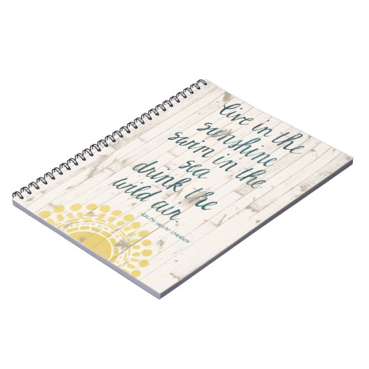 Sun Quote IV Notitieboek (Linkerzijde)