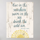 Sun Quote IV Poster (Voorkant)