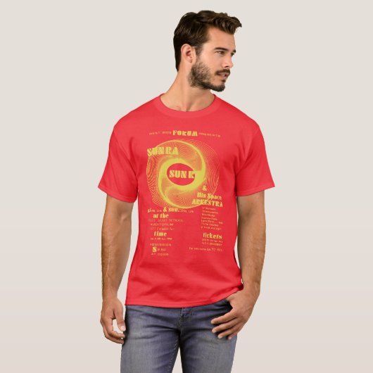 Sun Ra Forum  Jazz T-shirt (Voorkant volledig)