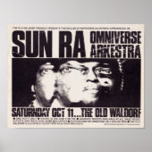 Sun Ra Omniverse Arkestra Jazz Poster (Voorkant)