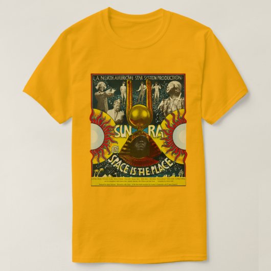 Sun Ra Space is de plaats T-shirt (Design voorkant)
