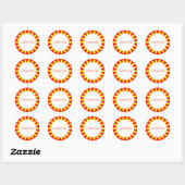 Sun Ray Sjabloon - 3 Ronde Sticker (Vel)