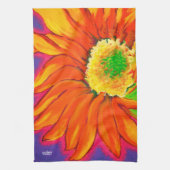 "Sun-Ray Sun-Flower" keukenhanddoek (Verticaal)