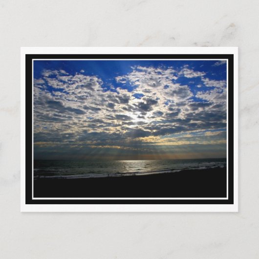 Sun Rays Briefkaart (Voorkant)