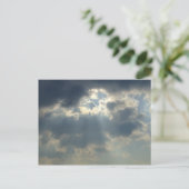 Sun Rays Briefkaart (Staand voorkant)