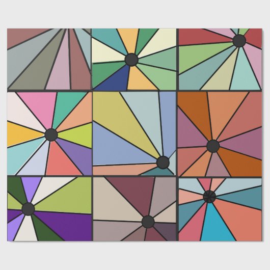 Sun Rays Cadeaupapier (Vlak)