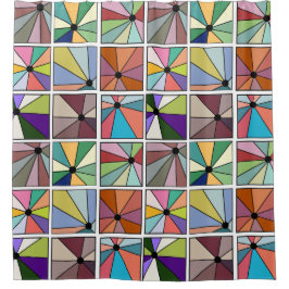 Sun Rays Douchegordijn