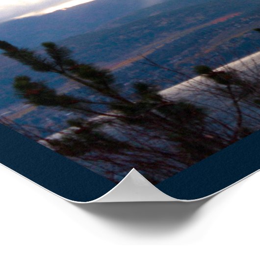 Sun Rays Lakeshore Storm Clouds Look at God Poster (Hoek)