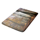 Sun Rays Mystic Misty Forest Badmat (Gekanteld)