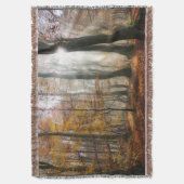 Sun Rays Mystic Misty Forest Blanket Deken (Voorkant Verticaal)