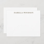 Sun Rays Name Note Kaart Notitiekaartje (Voorkant / Achterkant)