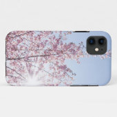 sun rays pass through pink flowers of a wow tree Case-Mate iPhone case (Achterkant (horizontaal))