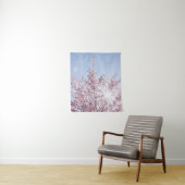 sun rays pass through pink flowers of a wow tree wandkleed (In situ)