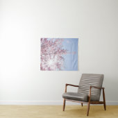 sun rays pass through pink flowers of a wow tree wandkleed (In Situ (horizontaal))