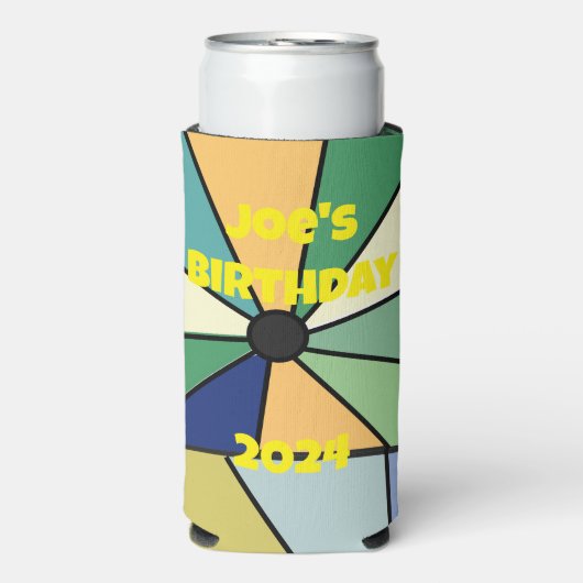 Sun Rays Seltzer Blikjeskoeler (Seltzer Voorkant)