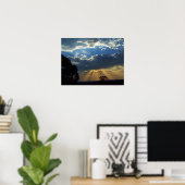 Sun Rays Spirituele Skies : Victoria Australia Pos Poster (Thuiskantoor)