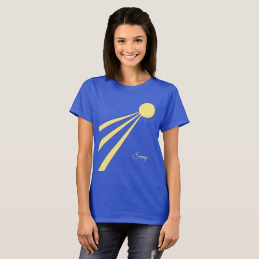 Sun Rays T-shirt (Voorkant volledig)