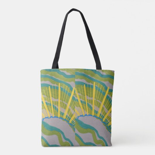 Sun Rays Tote Bag (Achterkant)