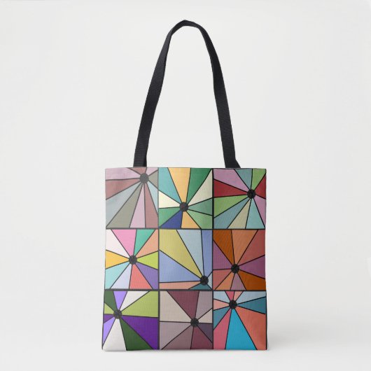 Sun Rays Tote Bag (Voorkant)