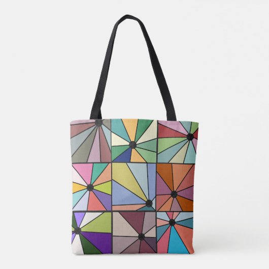 Sun Rays Tote Bag (Achterkant)