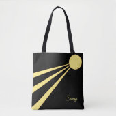 Sun Rays Tote Bag (Voorkant)