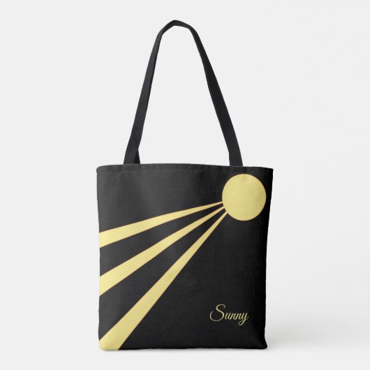 Sun Rays Tote Bag (Achterkant)